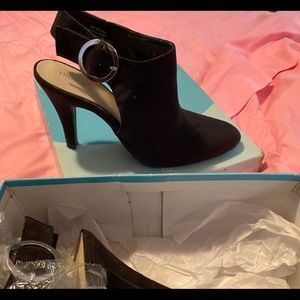Black Slingback Booties